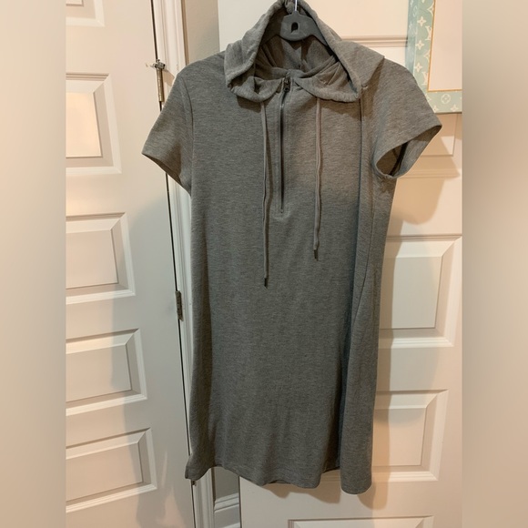 Cable & Gauge Dresses Cable And Gauge Grey Hooded Dress Poshmark